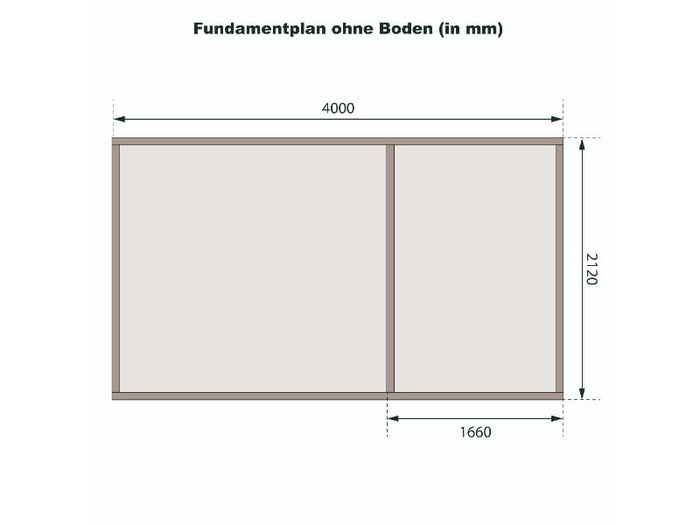 Karibu Systemhaus Mühlentrup 1 naturbelassen 19 mm