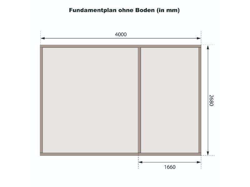 Karibu Systemhaus Mühlentrup 2 terragrau 19 mm