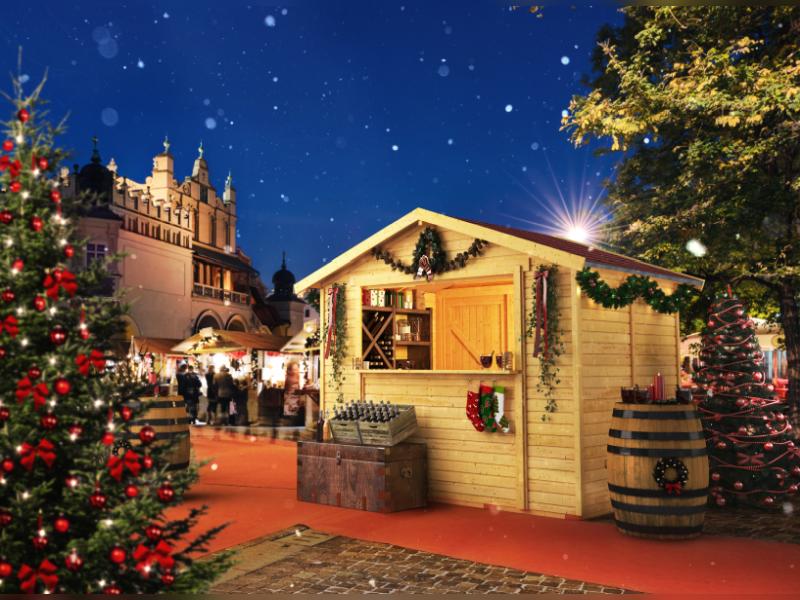 Karibu Verkaufshaus Gr. 2 natur 19 mm