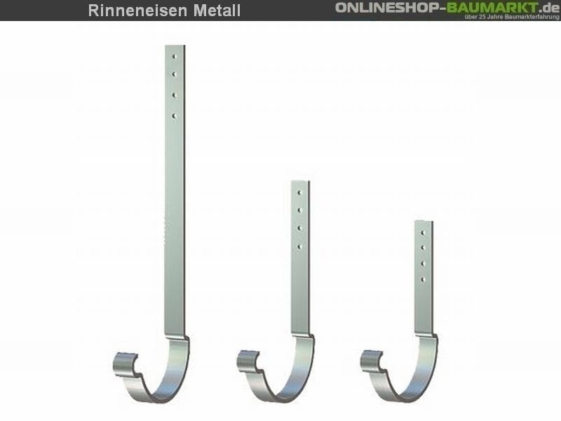 Metall-Dachrinne dunkelgrau Pultdach 600 cm