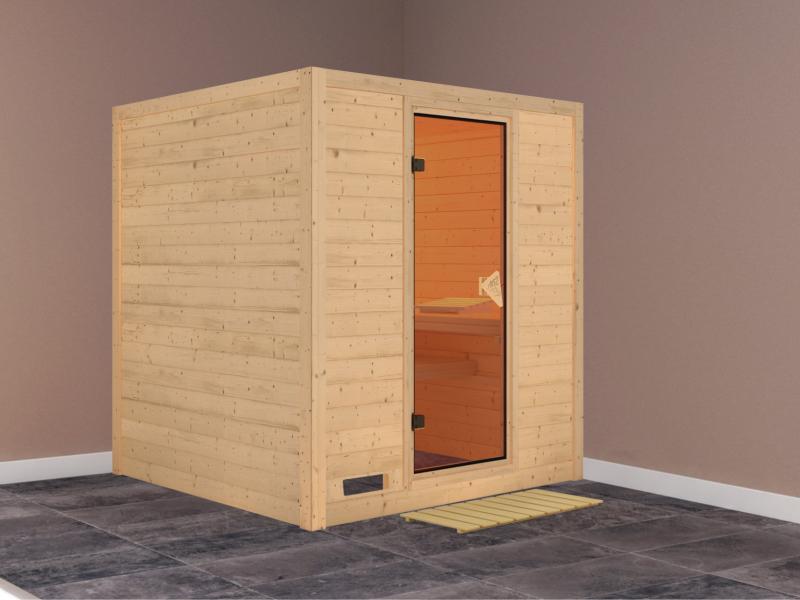 Mojave - Karibu Sauna ohne Ofen - ohne Dachkranz -