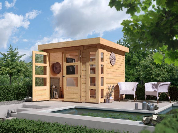 Osb smart choice Gartenhaus Kerken 3 natur inkl. Fußboden