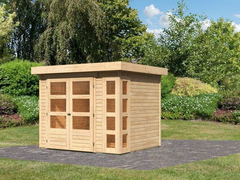 Osb smart choice Gartenhaus Kerken 3 natur inkl. Fußboden