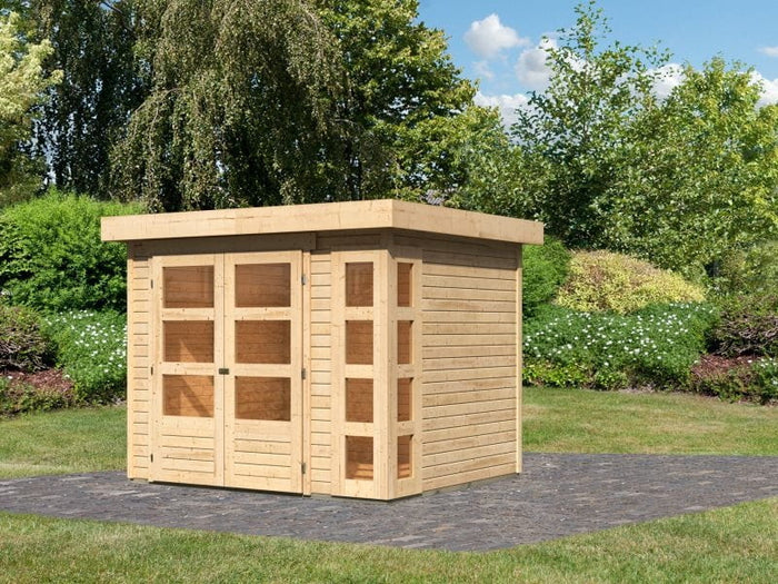 Osb smart choice Gartenhaus Kerken 3 natur inkl. Fußboden