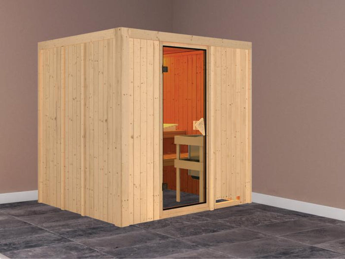 Sodin - Karibu Sauna ohne Ofen - ohne Dachkranz -