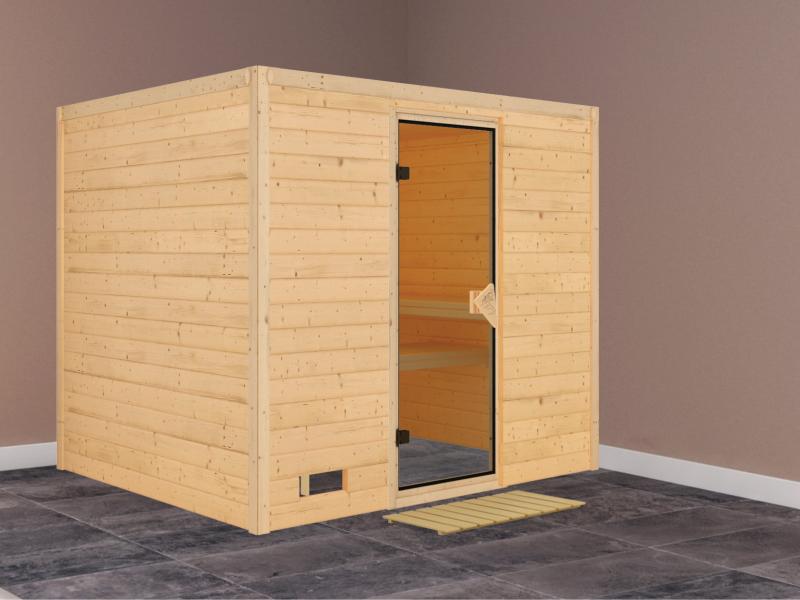 Sonara - Karibu Sauna ohne Ofen - ohne Dachkranz -