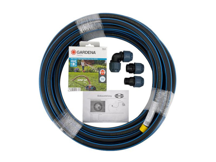 Speidel Garten-Entnahmeset mit 12,5 m Schlauch und Wassersteckdose für Gardena-Anschluss