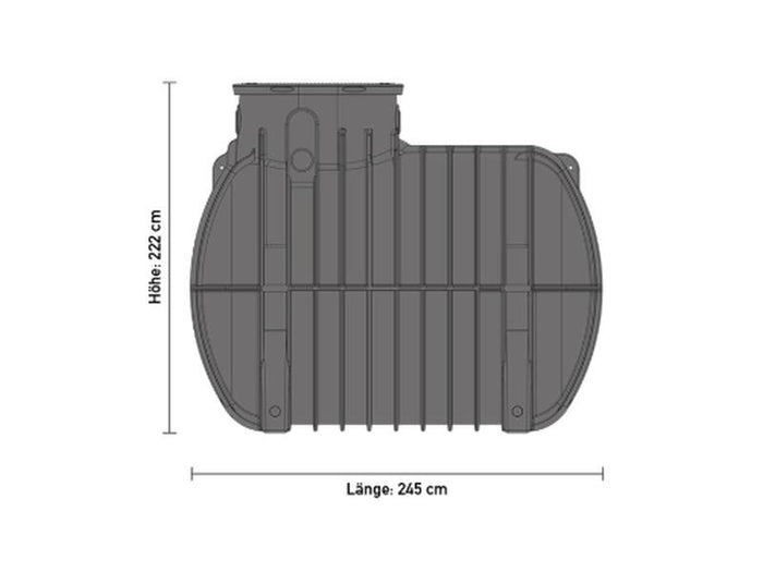 Speidel Regenwasser-Zisterne RTMO 5000 Liter