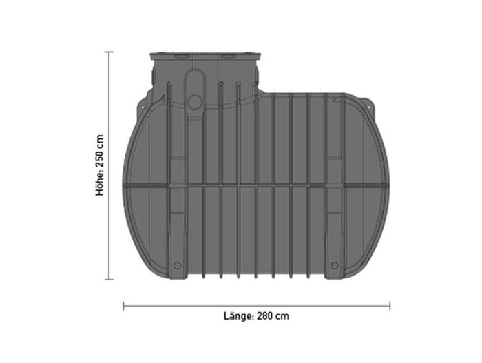 Speidel Regenwasser-Zisterne RTMO 7500 Liter