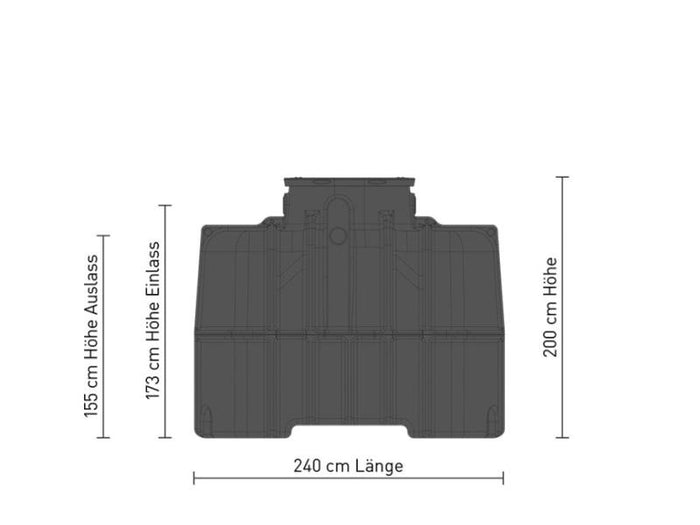 Speidel Zisternen-Set Schmaltank 3000 Liter