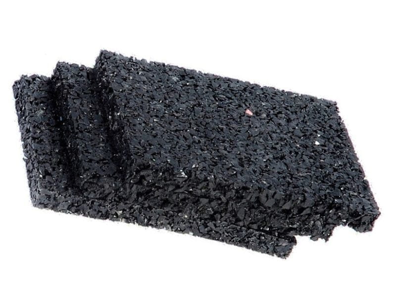 Unterleger für Gartenhäuser Granulatpads Gummi 144 Stück