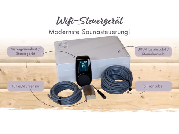 Karibu Elektronische Saunaofensteuerung Huum "UKU WIFI" mit App Steuerung