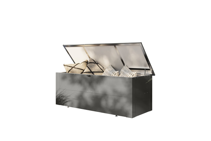 Karibu Metallbox Himalia 3, graualuminium