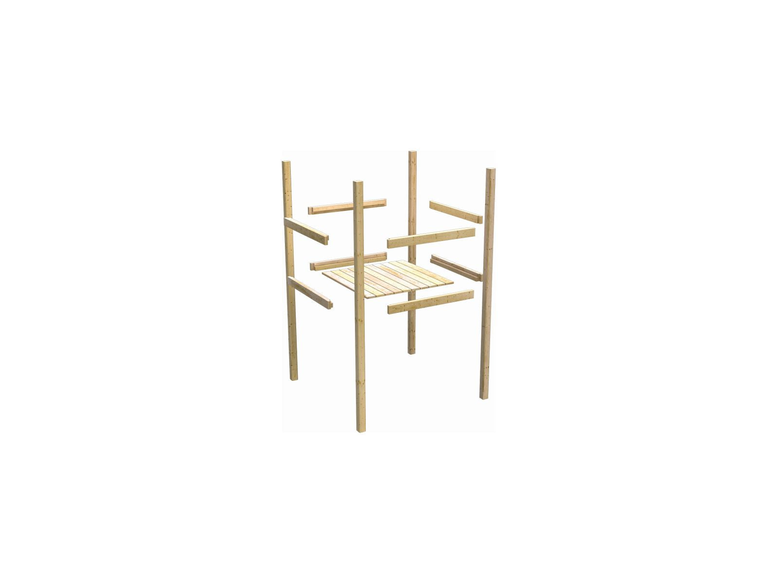 Karibu Spielturm Anna + Anbauplattform