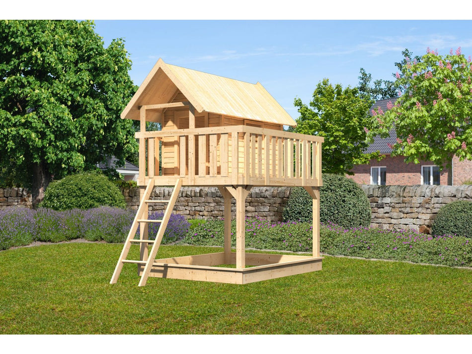 Karibu Stelzenhaus Fidel naturbelassen