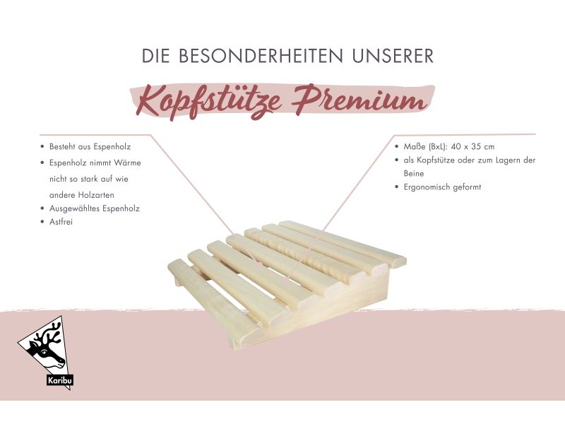 Karibu Kopfstütze Premium