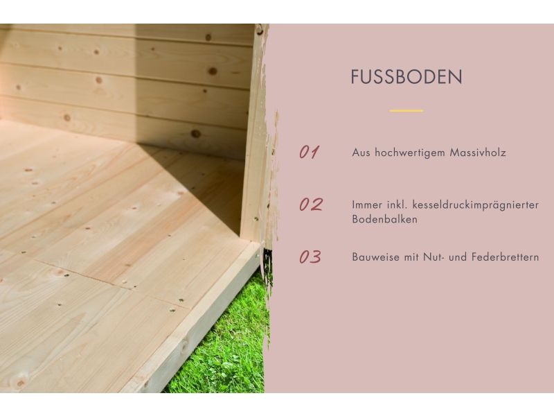 Karibu Hybrid Saunahaus Ares 3, naturbelassen/graualuminium, inkl. 9 kW Ofen ext. Steuerung