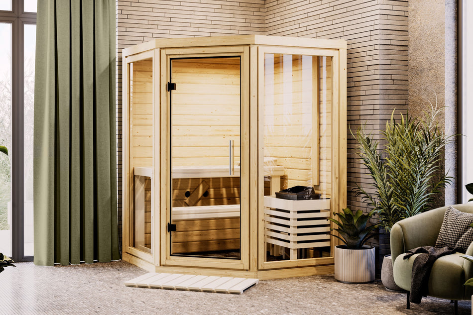 Karibu Sauna Yuma 38 mm