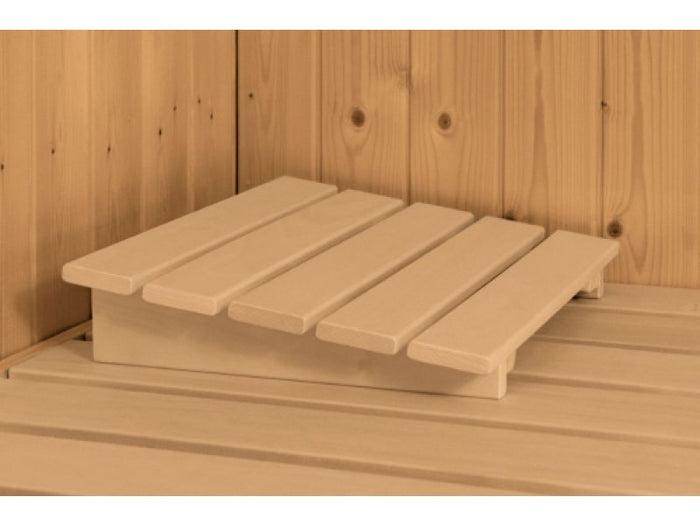 Karibu Sauna Airi, inkl. 9 kW Ofen ext. Steuerung - ohne Dachkranz -
