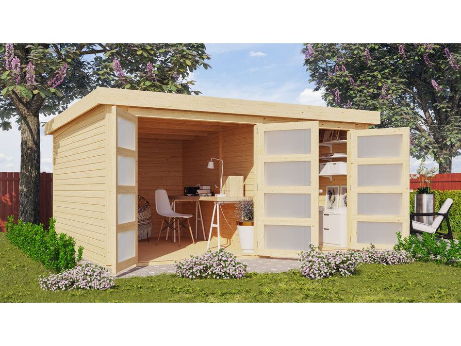 Karibu Systemhaus Mühlentrup 3 naturbelassen 19 mm
