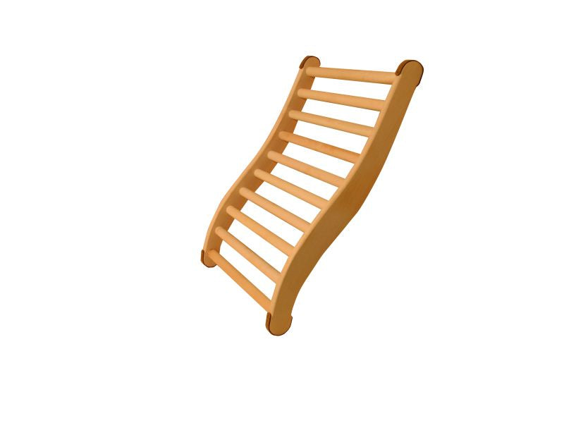 Karibu Sauna Rückenlehne ergonomisch