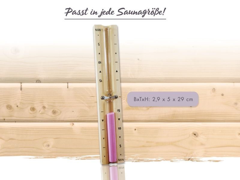 Karibu Sauna Sanduhr Classic