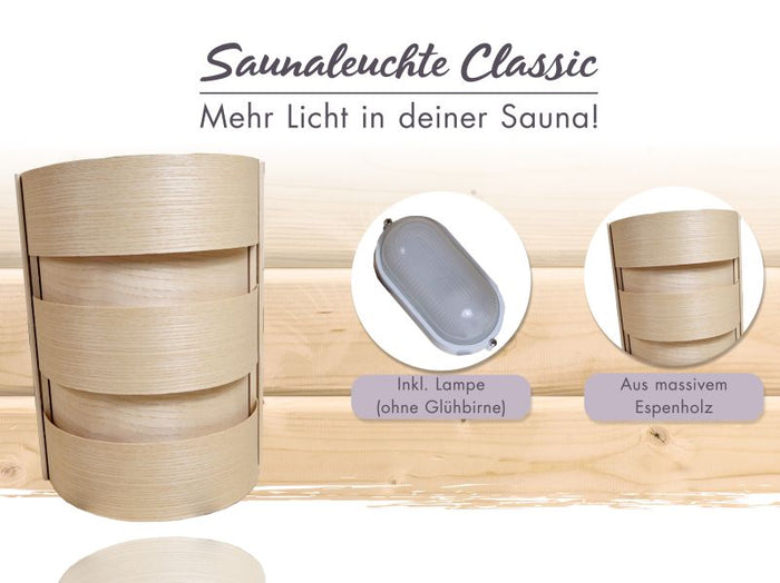 Karibu Saunaleuchte Classic