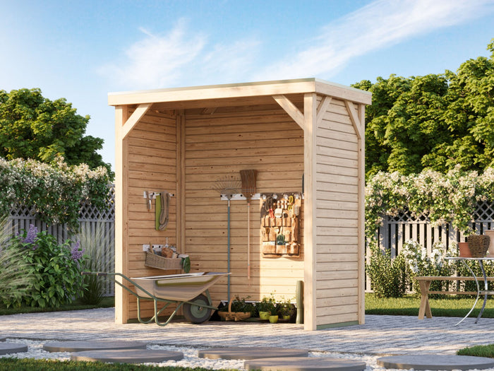 Karibu Pavillon Cubeco halb, natur