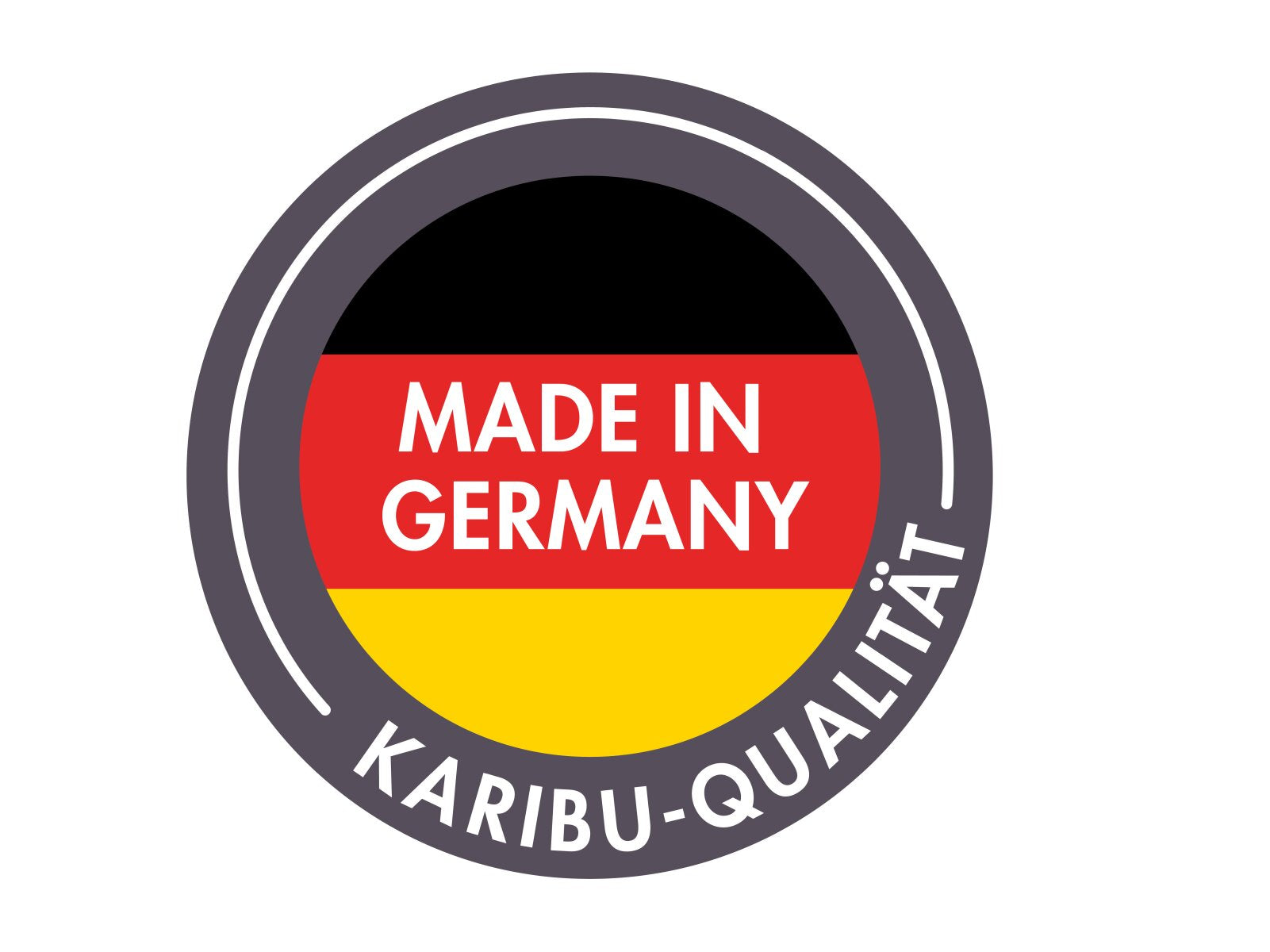 Karibu Studio Dice 5 natur, 38 mm, inkl. Fußboden, 2 Schiebetüren und 2 bodentiefe Fensterelemente