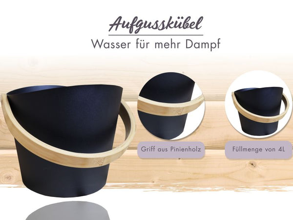 Karibu Saunazubehör-Set Premium 5-teilig