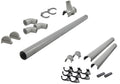 Karibu graue PVC-Dachrinne für Flachdach bis 330 cm Set K