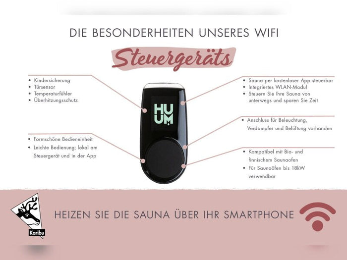 Karibu Saunahaus Hytti 6, inkl. 9 kW Bioofen ext. Steuerung HUUM -mit Iso-Tür- Terragrau