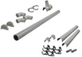 Karibu graue PVC-Dachrinne für Flachdach bis 555 cm Set P