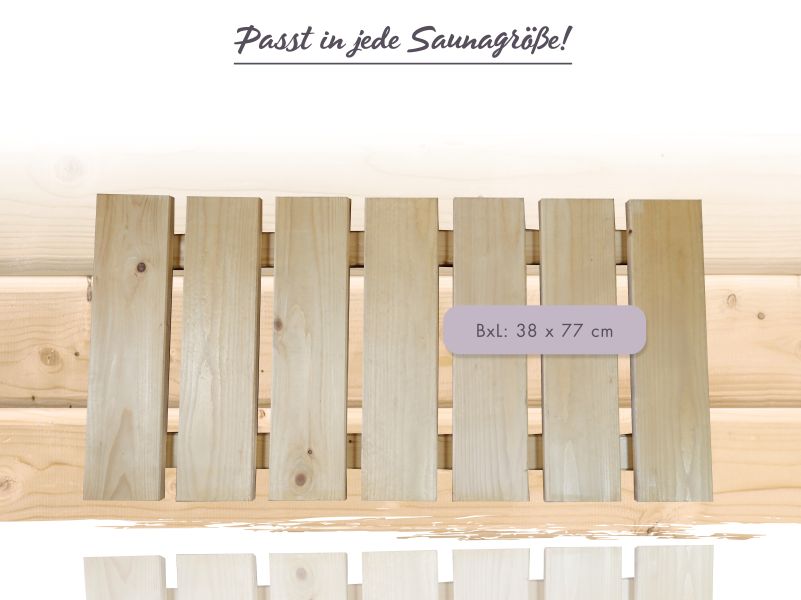 Karibu Sauna Bodenrost