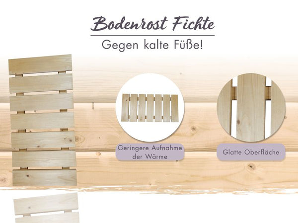 Karibu Sauna Bodenrost