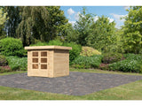Karibu Gartenhaus Askola 2 natur 19 mm