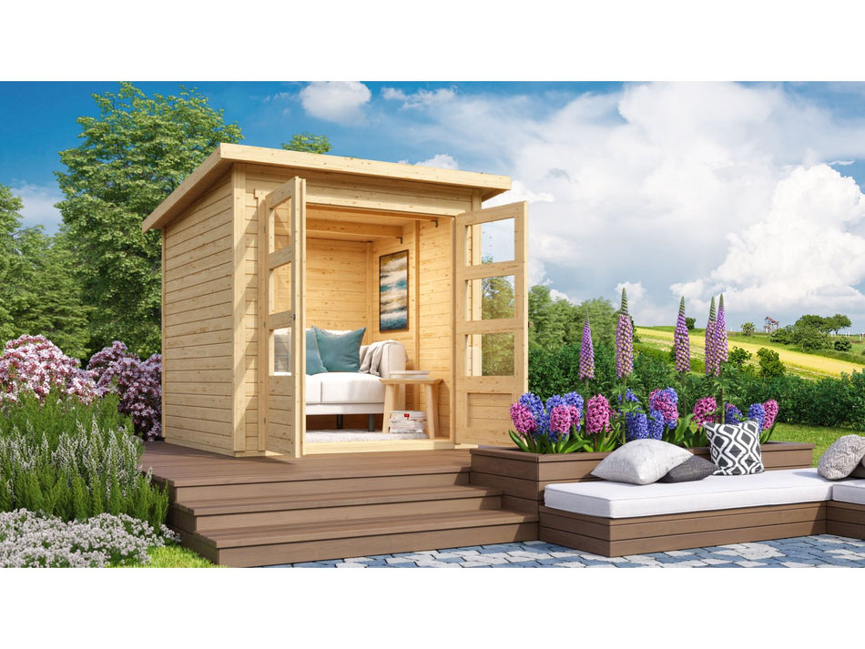 Karibu Gartenhaus Stockach 2 natur