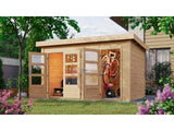 Karibu Gartenhaus Schönbuch 1 38 mm 2-Raum-Haus