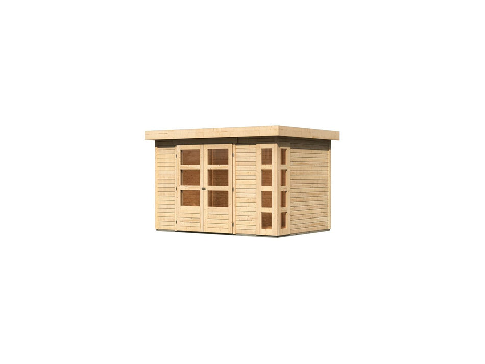 Karibu Gartenhaus Kerko 4 natur 19 mm