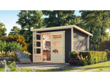 Karibu Gartenhaus Stockach 4 in terragrau
