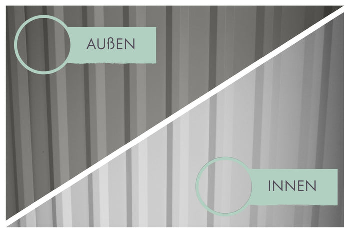 Karibu Metallgerätehaus Iridium 2, Graualuminium, inkl. Anbaudach 2m