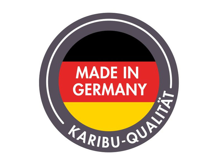 Karibu Blockbohlengarage 28 mm natur