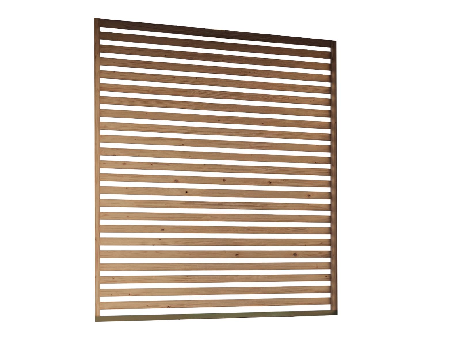 Karibu Cubeco Pavillon Lamellenwand natur