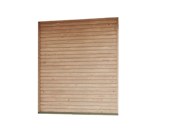 Karibu Cubeco Pavillon Seitenwand/Rückwand geschlossen, natur