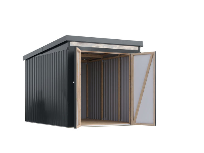 Karibu Metallgerätehaus Iridium 2,5 in Anthrazit