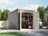 Karibu Metallgerätehaus Iridium 2,5 in Graualuminium