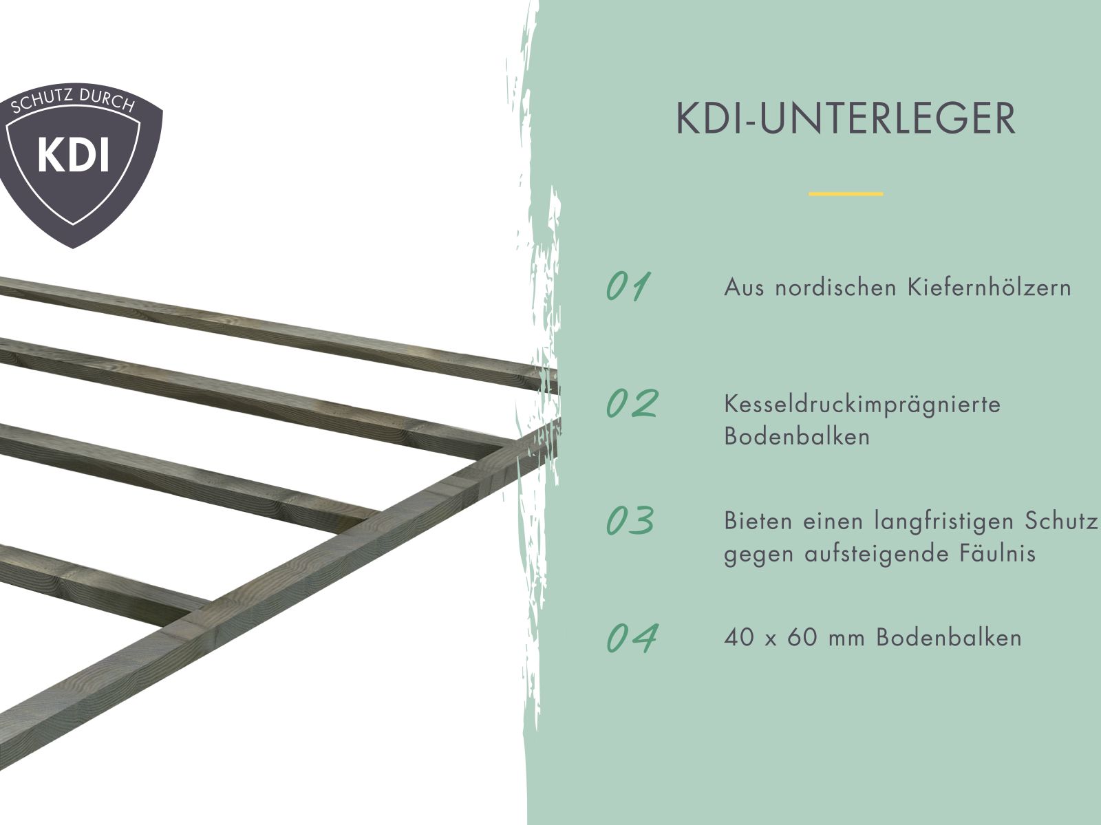 Karibu Hybrid Gartenhaus Saturn A, naturbelassen/anthrazit, 38 mm, inkl. Fußboden