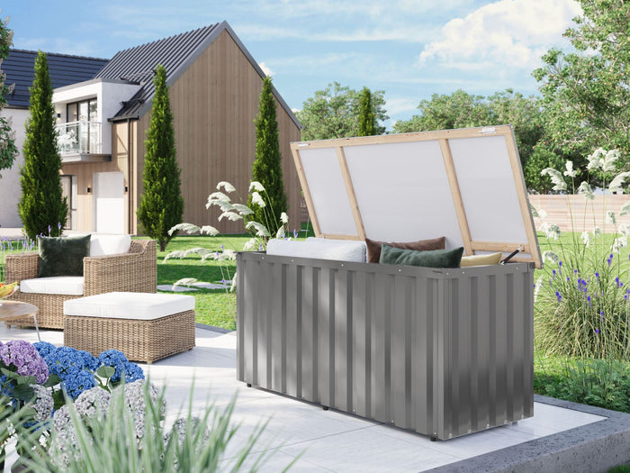 Karibu Metallbox Indium 2, Graualuminium