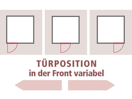 Daria - Karibu Sauna Plug & Play ohne Ofen - ohne Dachkranz - Energiespartür