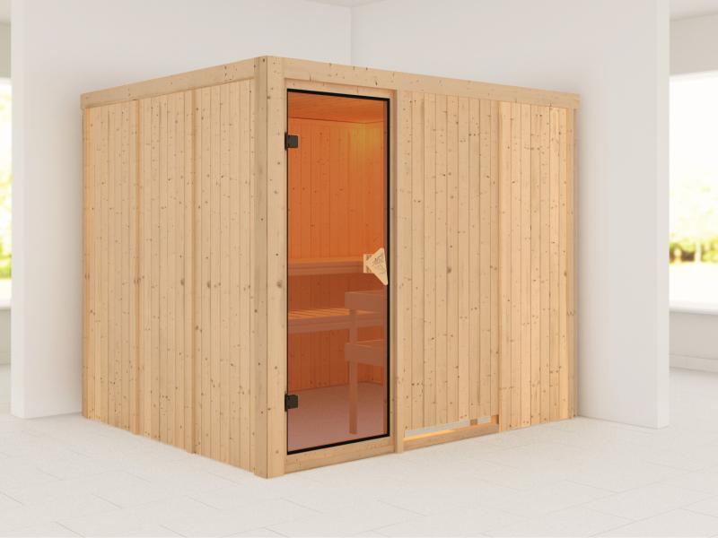 Gobin - Karibu Sauna ohne Ofen - ohne Dachkranz -